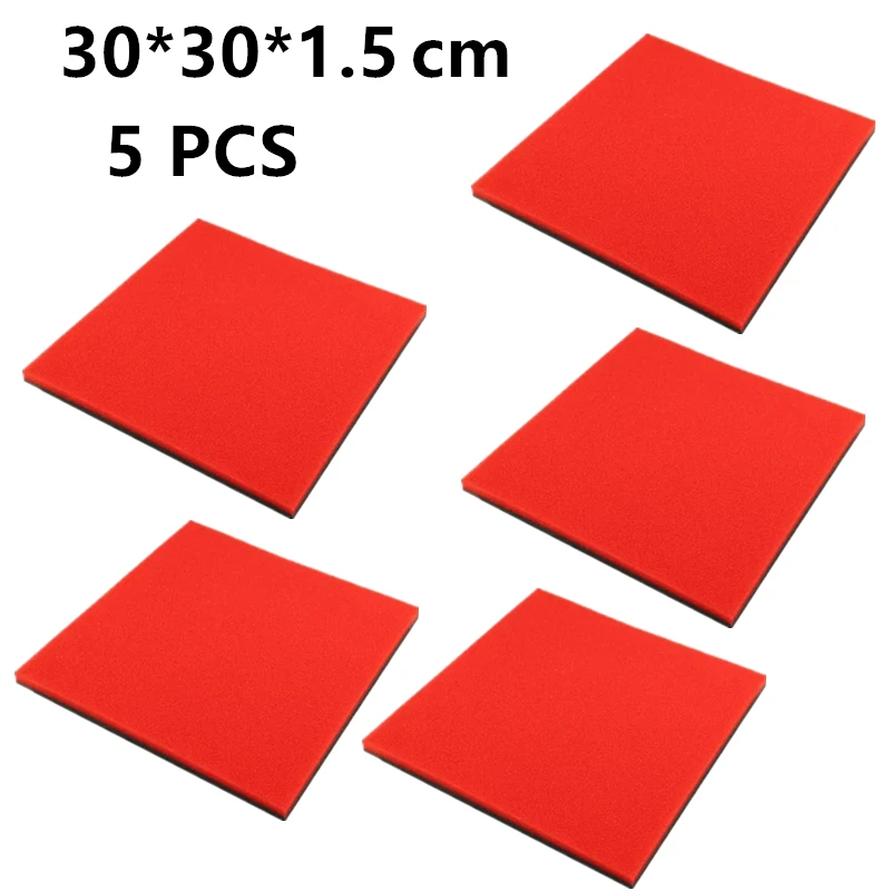 30*30*1.5 Free Cutting High Flow Air Filter Sponge For Motorcycle Scooter Lawnmower Inlet CVT Filter Element 50*50*1 Accessories