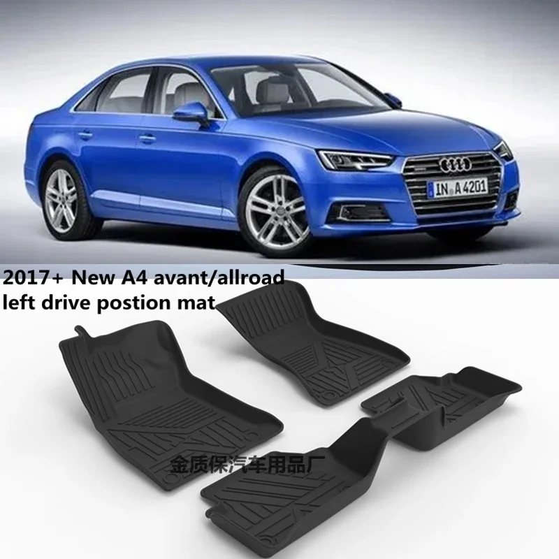 Verwendung für 2017–2025 Audi A4 Autoteppich Audi A4 Passend für Audi A4 RS4 wasserdichte Matten A4 RS4 Auto-Fußmatten Audi A4 Matten Image