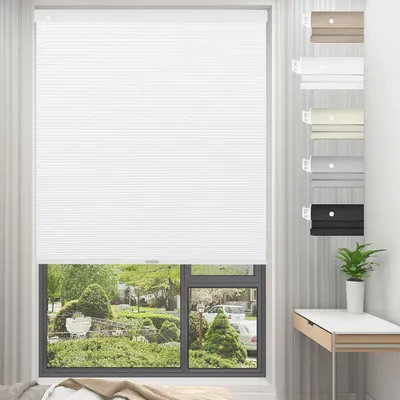 Cordless Honeycomb Blind Cellular Shade NO Drill NO Tools Thermal Insulated Noise Reduction Easy to Install Blinds for Home