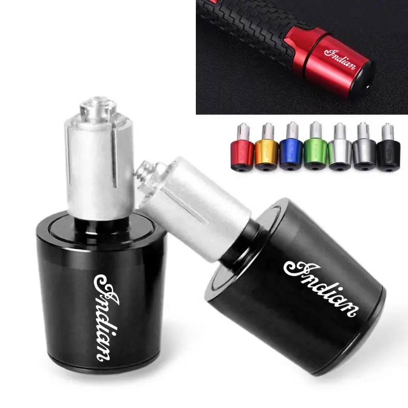 Für Indian FTR 1200 S FTR1200 Carbon / Rally Chief VINTAGE Scout Motorrad CNC Lenker Lenkergriffe Kappe Endgriffstopfen