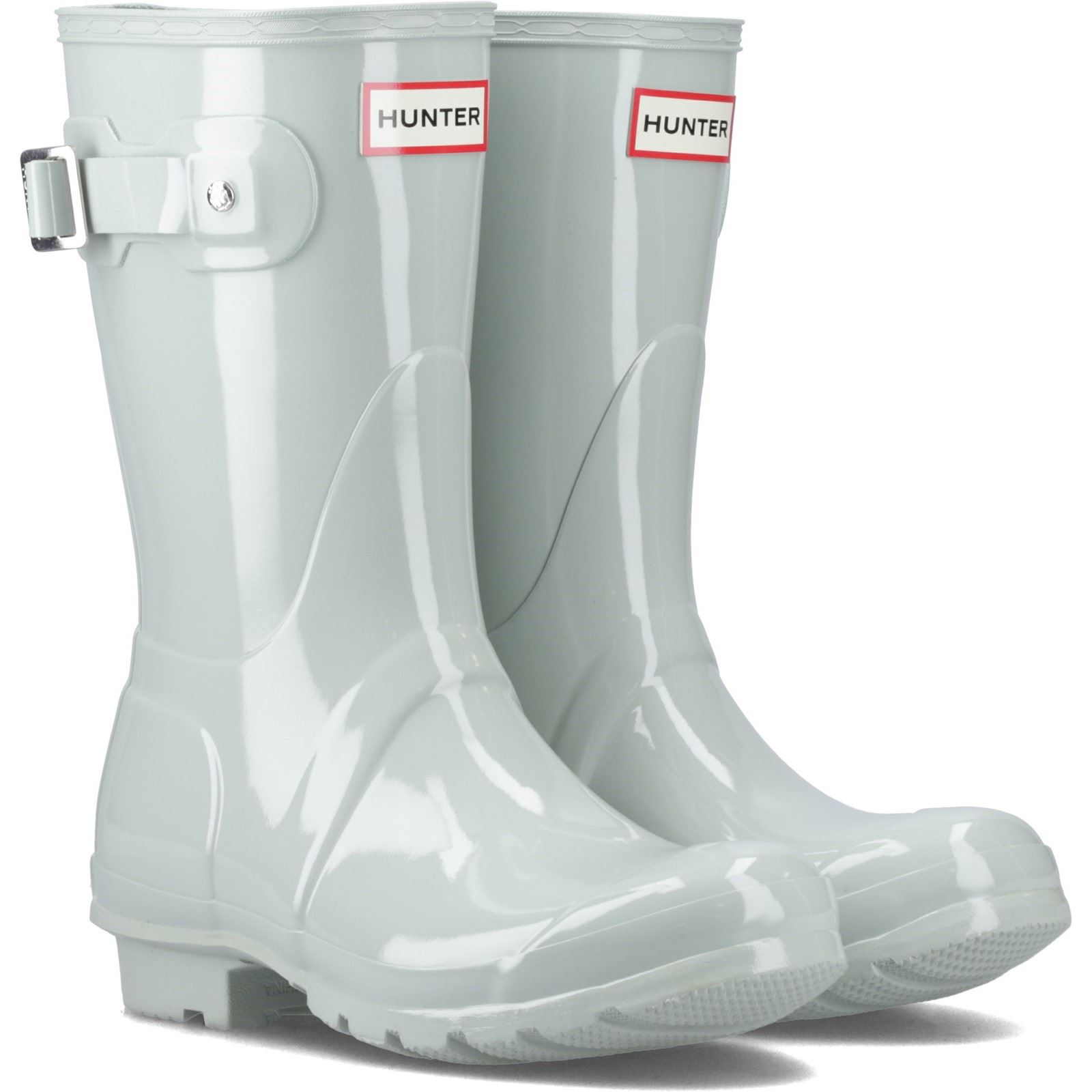 Hunter Original Short Damen Gummistiefel In Seetanggrün Image
