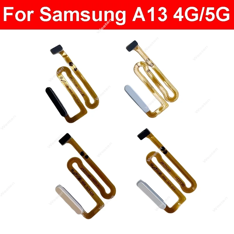 Capteur d'empreintes digitales, connecteur d'identification tactile, câble flexible avec bouton d'alimentation pour Samsung Galaxy A13 4G 5G A135 A136, pièces