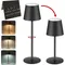 Lampes de table sans fil lampe rechargeable USB lampe de bureau simple, lampe LED à piles avec lampe de table à commande tactile