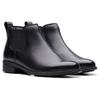 Chelseaboots CLARKS "Havisham Top", Damen, Gr. 36, schwarz, Leder, unifarben, klassisch, Schuhe, Stiefelette mit Wechselfußbett