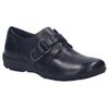 Slipper JOSEF SEIBEL "Charlotte 18", Damen, Gr. 42, schwarz, Leder, elegant, Schuhe, mit Gummizug