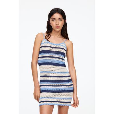 Striped Crochet Dress