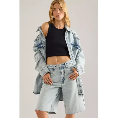 Gestuz Asher Denim Bermuda Shorts
