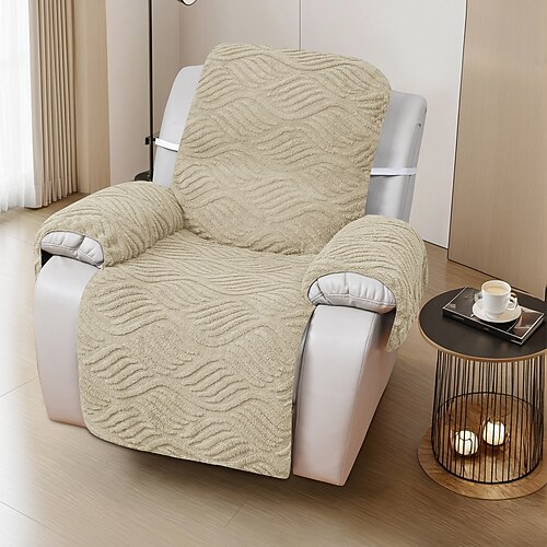 eleganter Jacquard-Einzelsesselbezug mit weichen und bequemen Armlehnen, Einzel-, Zweisitzer- und Dreisitzer-Sesselbezug zum Entspannen Image