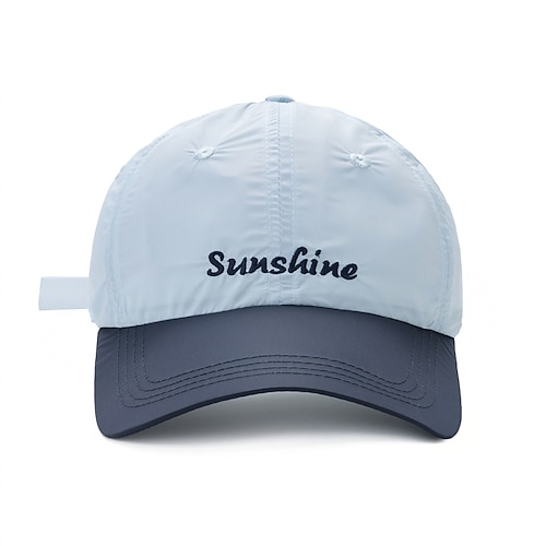 Baseballkappe Tennis Cap Herren Flügelärmel Mehrfarbig Patchwork Schnelltrocknend Atmungsaktiv für Tennis Baseball Pickleball Sommer Weiß Rosa Rot Image