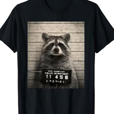 TEMU Raccoon By Buck Tee T-shirt-220g 100% Cotton Image