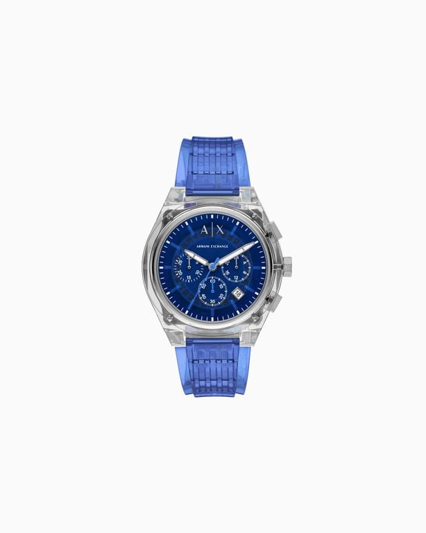 Chronograph Watch - Blue - ARMANI EXCHANGE Watches