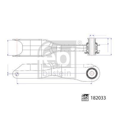 Febi Bilstein Lenker, Radaufhängung [Hersteller-Nr. 182033] für Land Rover Image