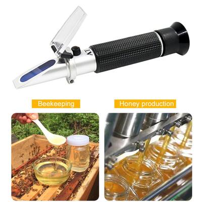 Ej.life - Honig-Refraktometer, Brix, Baume und Wasserfeuchtigkeitstester 3 in 1. Image