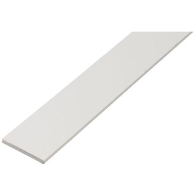 ALBERTS Flachstange, PVC weiß, LxBxS 1000 x 25 x 2 mm Image