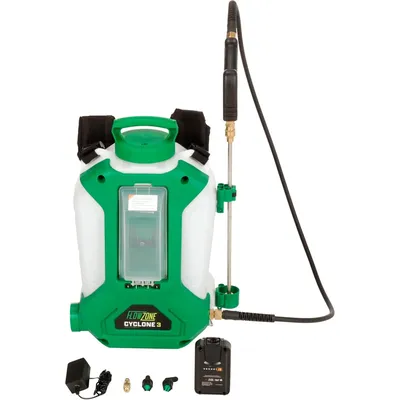 3 Battery Powered Backpack Sprayer - Variable-Pressure 5-Position Electric Lawn & Garden Sprayer - 4