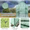 PE Walk in Greenhouse with 2 Side Mesh Windows, Portable Green House with Anchors & Ropes Stands,