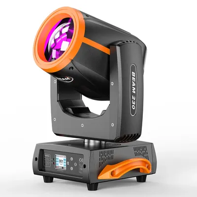 Yiflamefly 320W Stage Moving Head Light Rainbow Effect 16/20CH DMX512 Control for Disco Party Club