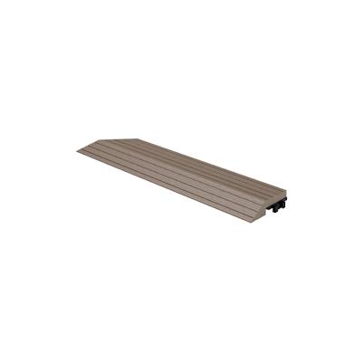 ML-Design WPC Abschlussleiste Abdeckleiste für WPC Terrassenfliesen Bodenbelag Dunkelbraun Image