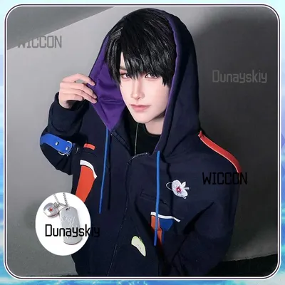 Love and Deepspace Spiel Cosplay Caleb Xia Yizhou Hoodie Oberbekleidung Cosplay rund um Apple Image