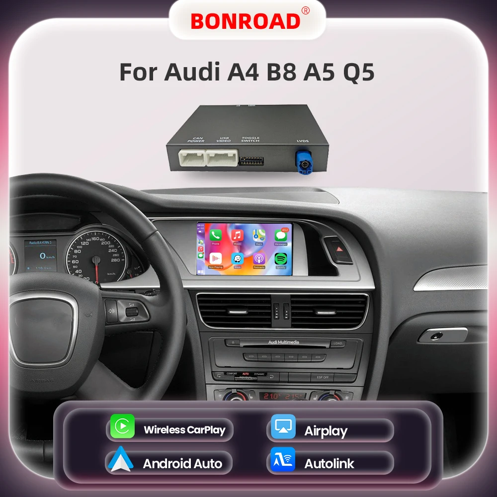 carplay interface audi a4 2016