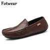 Klassische Männer Faulenzer Echtem Leder Männer Schuhe Große Größe Designer Männer Mokassins Beleg