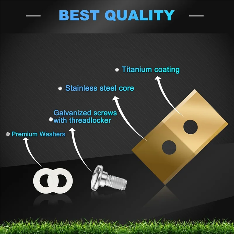 Ersatzklingen mit Kunststoffscheiben für Mammotion Luba & Yuka alle Serien