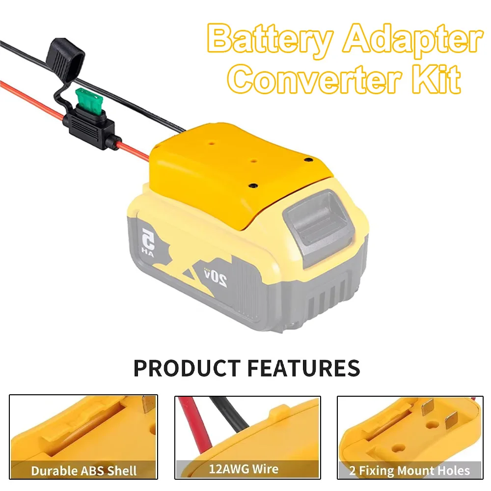 Auto Starthilfe Auto Booster für Dewalt 18V 20V Batterie DCB203 DCB230 Notfall Booster Start Gerät Starthilfe Werkzeug Image