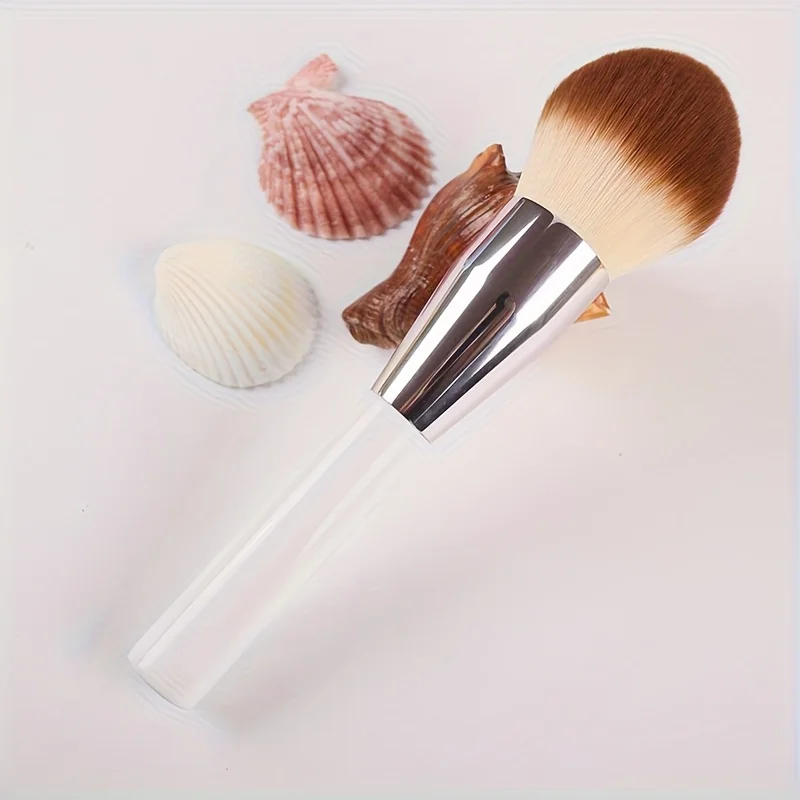 Große Puder-Make-up-Pinsel, schnell trocknend, für Puder und Konturierung, weißer Griff, synthetisches Haar, Make-up-Pinsel, Beauty-Tools, Kosmetik