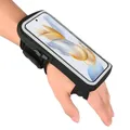 Borsa per telefono universale in stile guanto con controllo Touch Screen, tracolla per telefono sportivo, supporto per telefono, blocco dell'acqua con cerniera