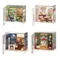 Robotime Rolife Kit casa delle bambole in miniatura fai-da-te Mini casa con accessori Kit negozio di