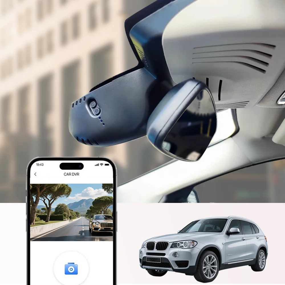 4K HD Plug and Play WIFi Auto DVR Dash Cam Für BMW X3 X3M iX3 G01 G08 2018 eine 2023X5 G05X7 3Serie 4Serie G20 G21 DashCam Image