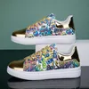 Street Graffiti-Plattform-Turnschuhe für Herren, große Größe 48, Schnür-Männer, lässige Turnschuhe, bequeme Low-Top-Skateschuhe für Herren, Chaussures Homme