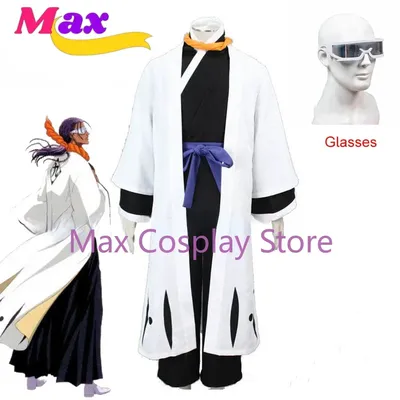 Max Bleach Tousen Kaname 9th Division Cosplay Anime Kostüm Kimono Kendo Cos Kleidung Image