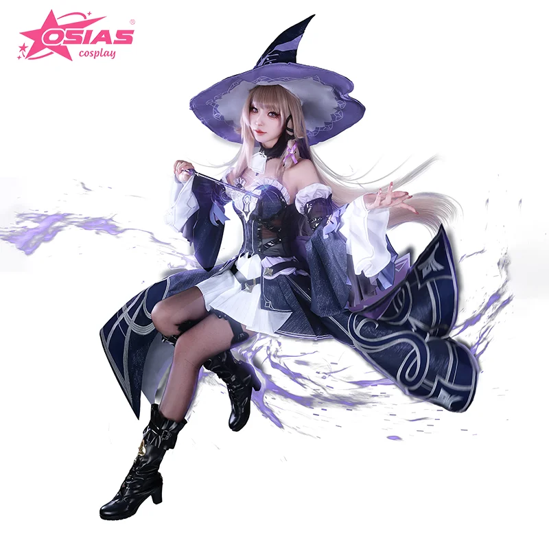 OSIAS Herta Cosplay Kostüm Set Herta Perücke Herta Schuhe Honkai: Star Rail