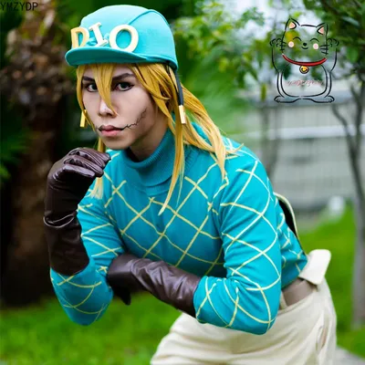Anime Jolochoni Reitsport Hut Grün Blau Halloween Karneval Coole Hübsche Freund Heißer Verkauf Image