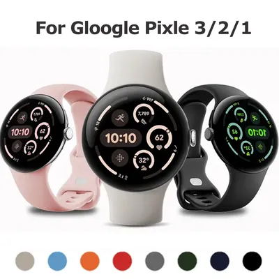 Sport Silicone Strap for Google Pixel Watch 3 band 45mm Smartwatch Accessories wrist Bracelets Correa Pixel Watch 3 45 mm strap