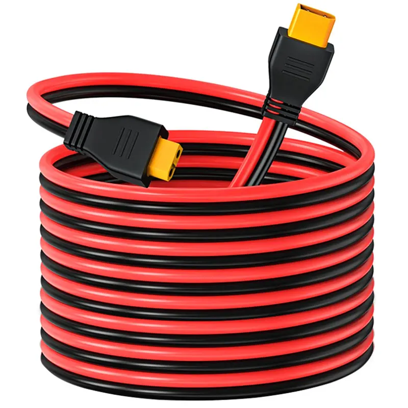 Verbessertes 6 m/20 Fuß 12 AWG XT60 Stecker auf Buchse für ALLPOWERS Ecoflow Delta River Anker SOLIX Bluetti AC DJI Solargeneratoren. Image