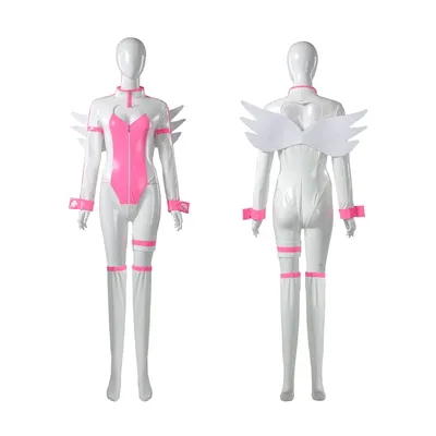 Anime 2,5 Dimensionale Cosplay Kostüm Verführung Amano Lilysa Liliel Pu Leder Uniform Overalls für Frau Sexy Kostüme Image