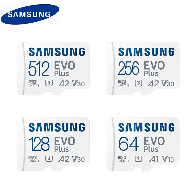 SAMSUNG EVO PLUS Micro SD 64 GB Speicherkarte C10 TF MicroSD-Karten SDXC 128 GB 256 GB 512 GB U3 V30 4K für Telefon-Drohnenkamera Image