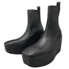 Männer Chelsea Stiefel Plattform High Heels Mann Gothic Sneakers Leder Kuss Stiefel Vintage Trendy Designer Schuhe