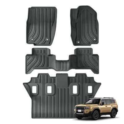 for Toyota Land Cruiser Prado J250 LC250 2024-2025 Car Floor Mats Protective Mat 7 Seats Cargo Liner Trunk Pad Fit Right Rudder