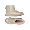 UGG Damen Stiefelette, Gr. 41, gold, Leder