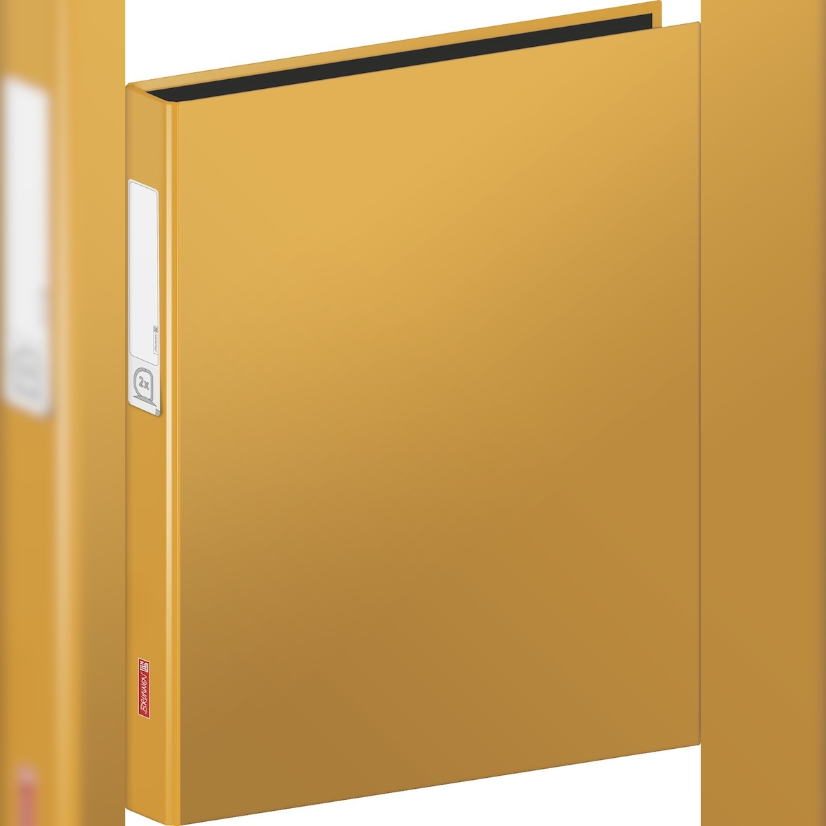 Brunnen Ringbuch A4 Karton 20mm 2 Ringe orange Packung mit 6 Stück Image