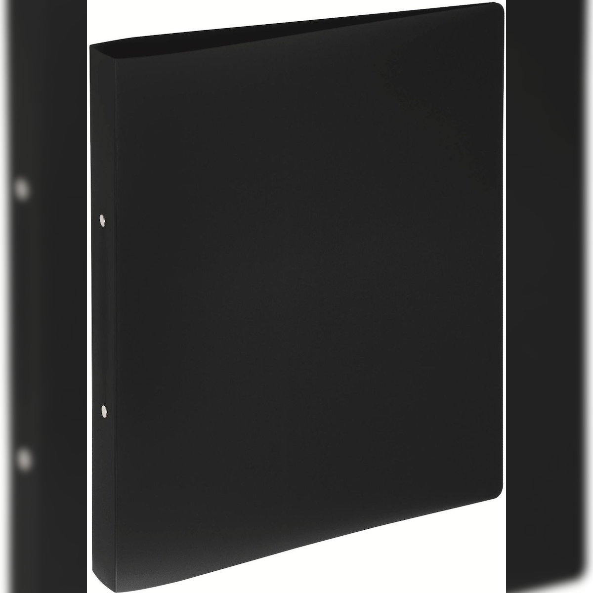 Pagna Ringbuch A4 25mm schwarz PP 2 Ringe Packung mit 12 Stück Image