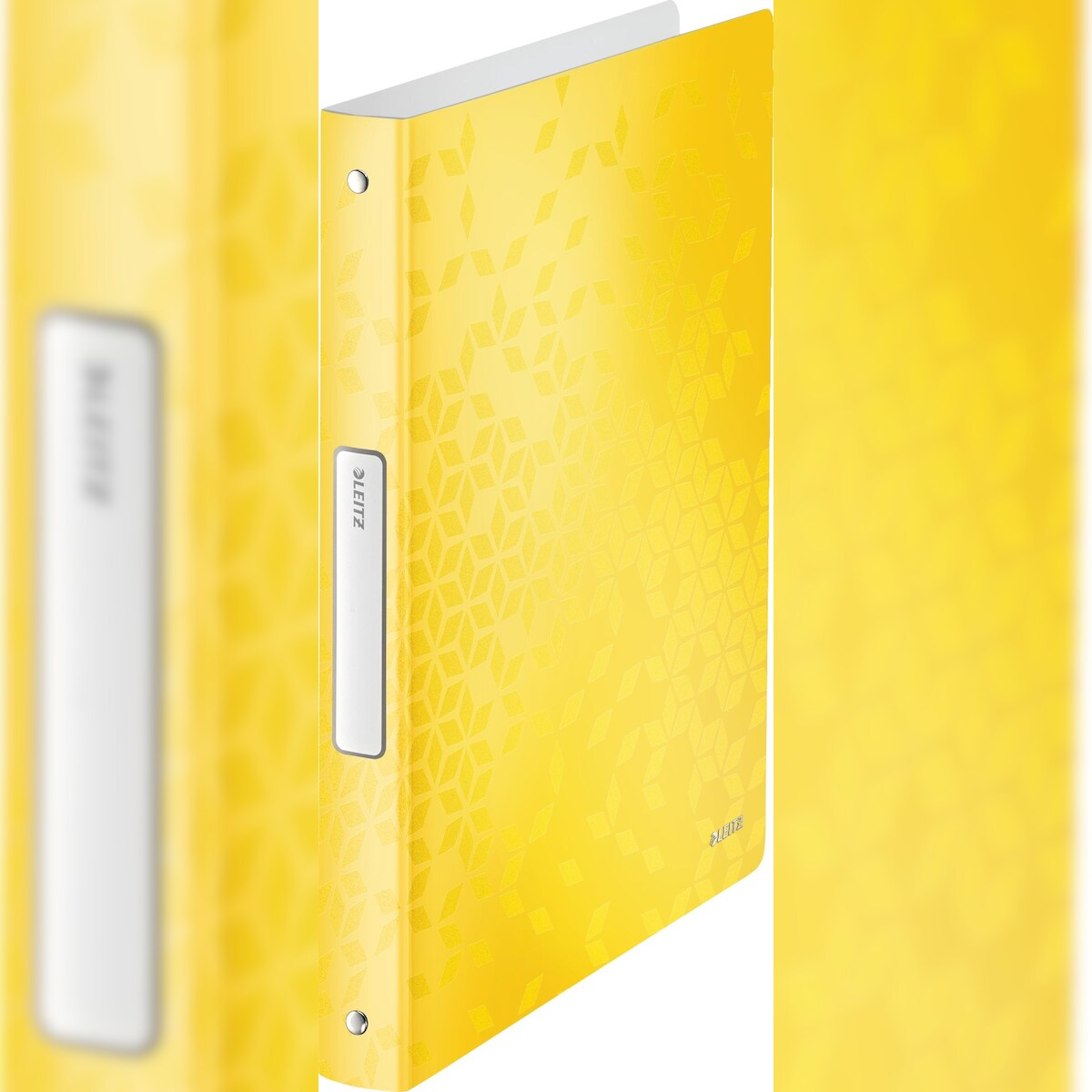 LEITZ Ringbuch Wow A4 PP 4 Ringe 25mm gelb Packung mit 10 Stück Image