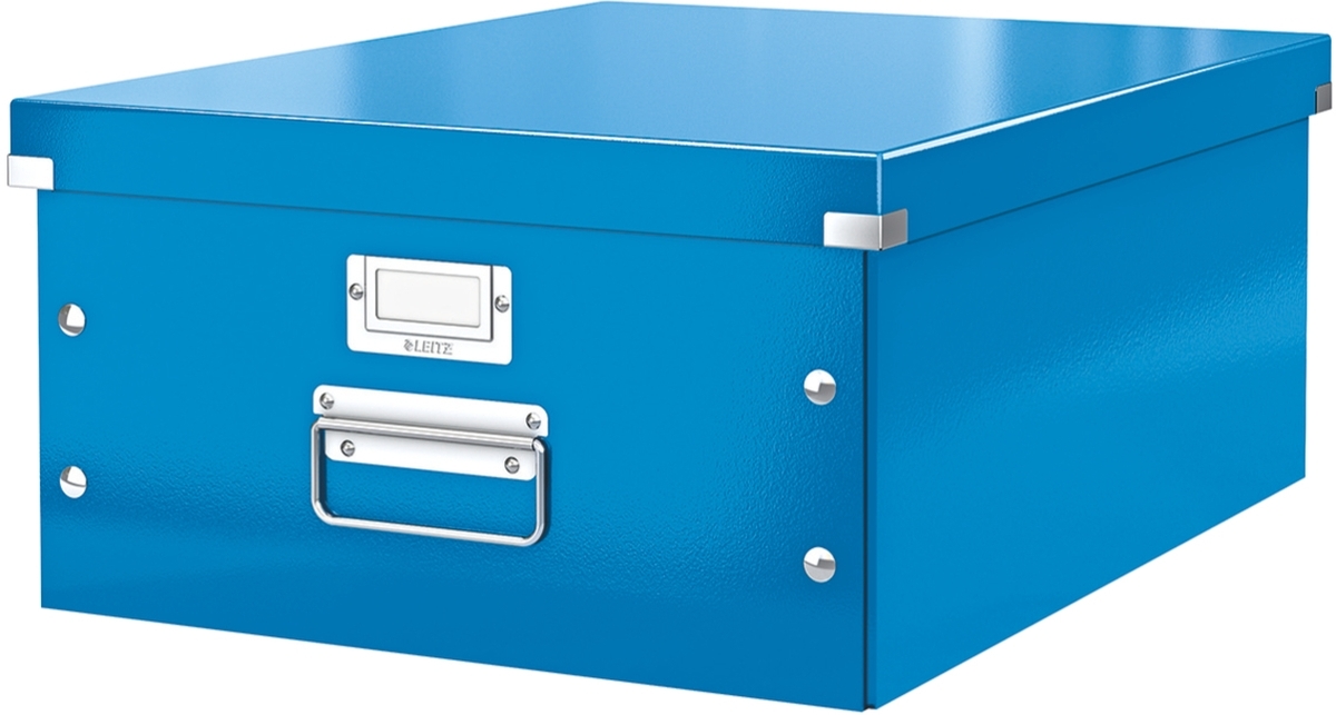 LEITZ Ablagebox Click & Store A3 blau metallic Packung mit 6 Stück Image