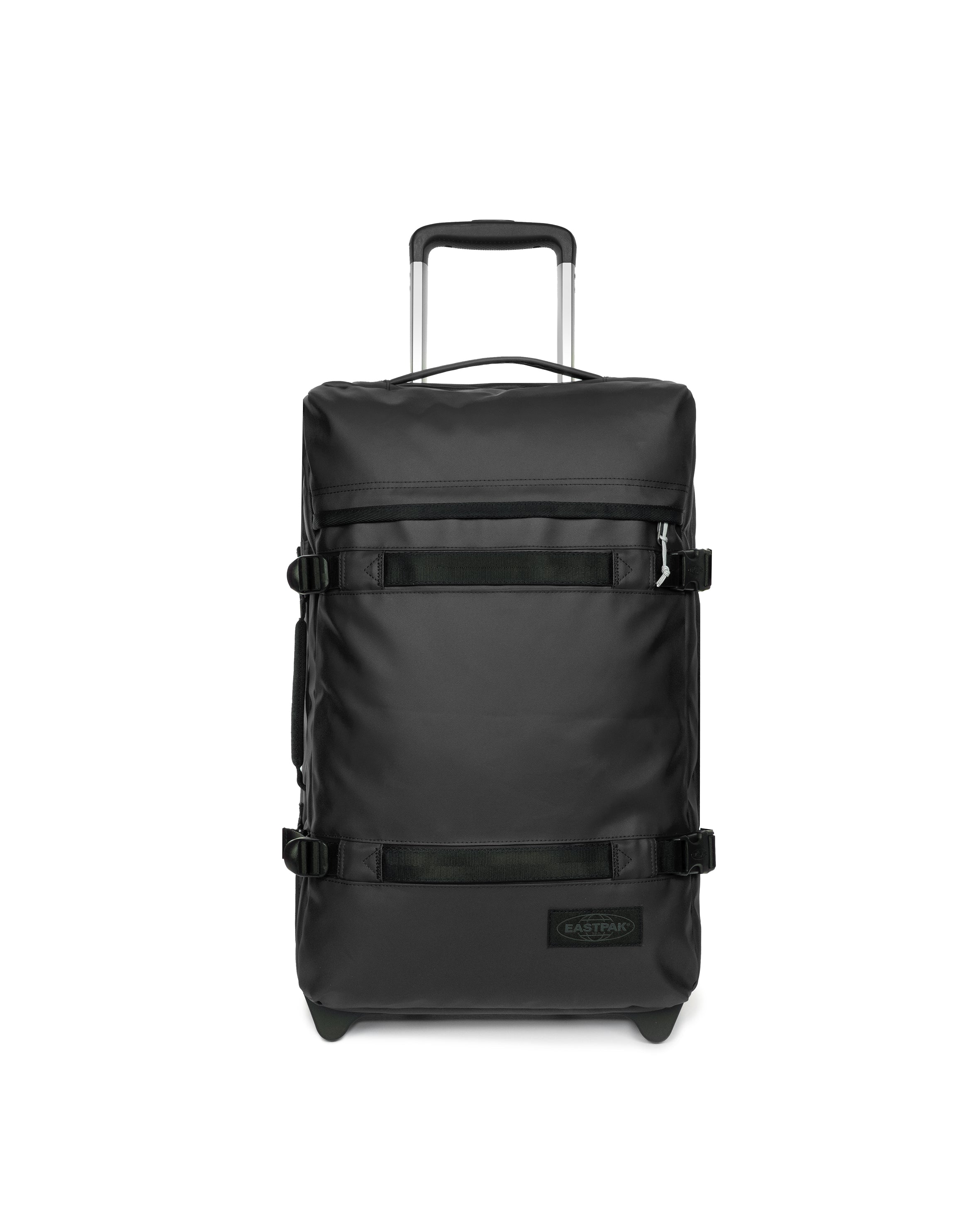 Weichgepäck-Trolley EASTPAK "TRANSIT'R S", Kinder, Gr. B/H/T: 32,5cm x 51cm x 23cm 42 l, schwarz (tarp schwarz 2), Polyester, Koffer, Handgepäck-Koffer Reisegepäck Reisekoffer mit TSA Schloss Reisetasche