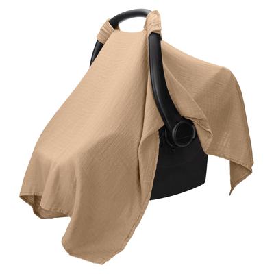 Comfy Cubs Baby Car Seat Cover - Infant Car Seat Cover for Sun with Large Size Car Seat Canopy