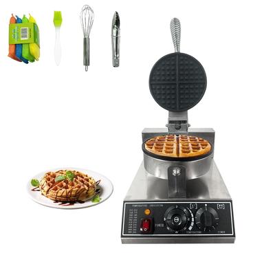 Commercial Waffle Maker, 1200W Stainless Steel Belgian Waffle Iron with Timer & Temp Control, Pro Waffle Maker