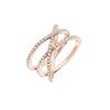Elli 925 Sterling Silber Zirkonia Wickelring 54 Damen